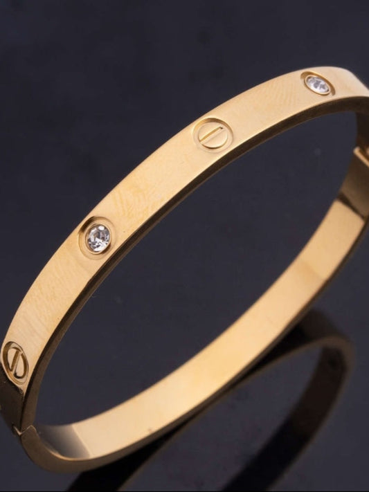 18K Gold Plated Cartier Bangle QROSH