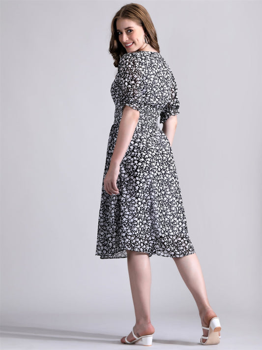 Summer Floral Dress QROSH