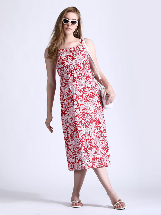 Strappy Summer Vacation Dress QROSH