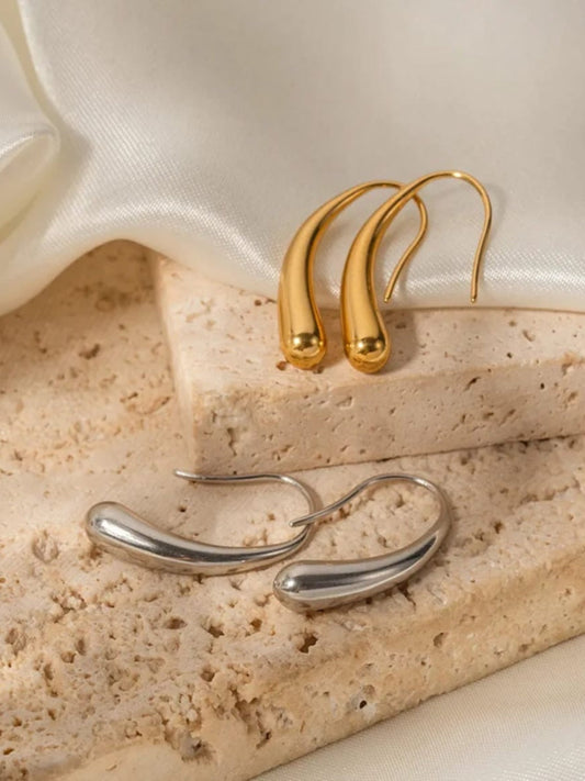 18K Gold Plated Hook Earring QROSH