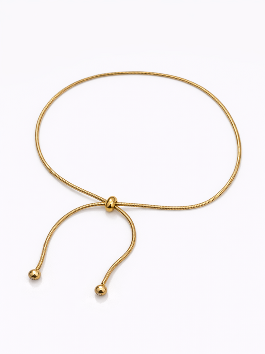 18K Gold Plated Dainty Chain Anklet QROSH