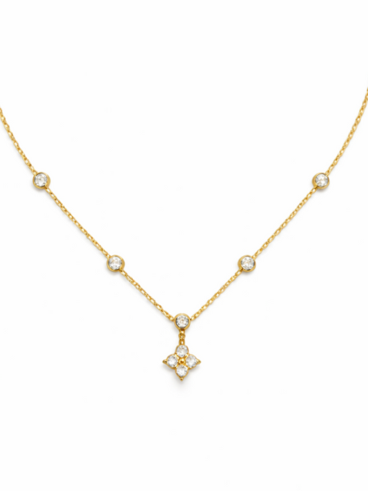 Dainty Clover Charm Pendant QROSH