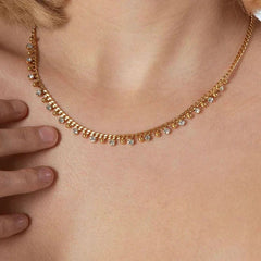 18K Gold-Plated Elegant Charm Necklace