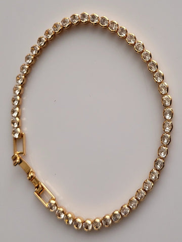 18K Gold Plated Full AD Stone Bracelet QROSH 18K Gold Plated Full AD Stone Bracelet QROSH