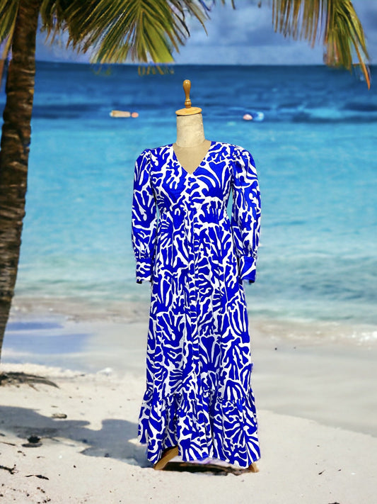 Empire Waist Vacation Dress QROSH