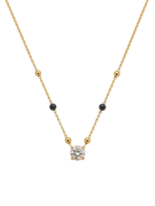 Designer Diamond Gold Mangalsutra QROSH