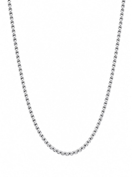Minimalist Silver Chain For Men QROSH