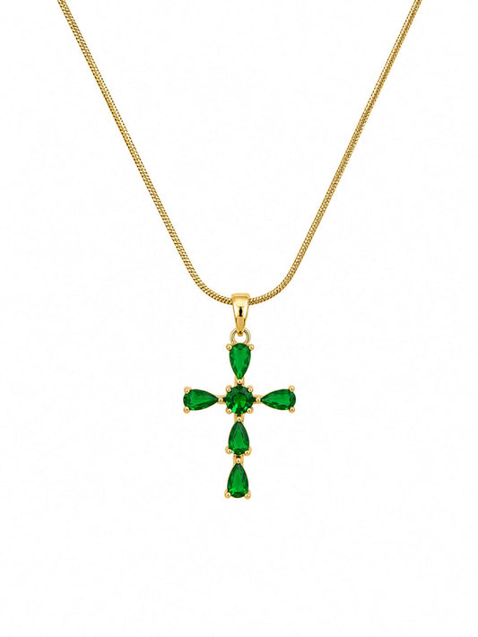 Green Stone Necklace QROSH