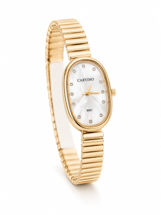 Anti Tarnish Watch Oval Dial QROSH