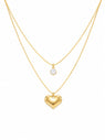 Double Layered Heart Pendant QROSH
