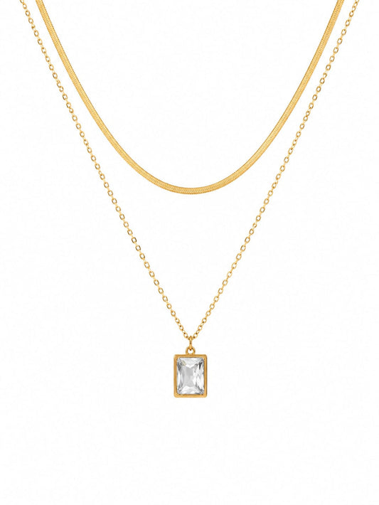 Double Layered Pendant QROSH