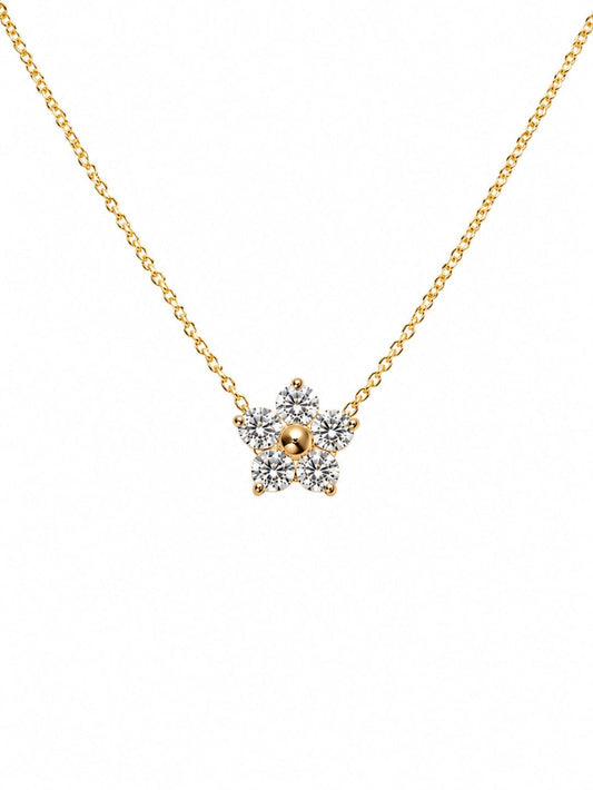 Gold Botanical Pendant Set QROSH
