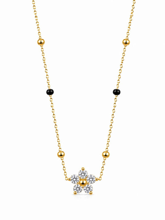 Floral Diamond Mangalsutra QROSH