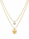 Double Layered Heart Pendant QROSH