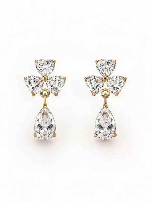 Celeste Bloom Drop Earrings QROSH