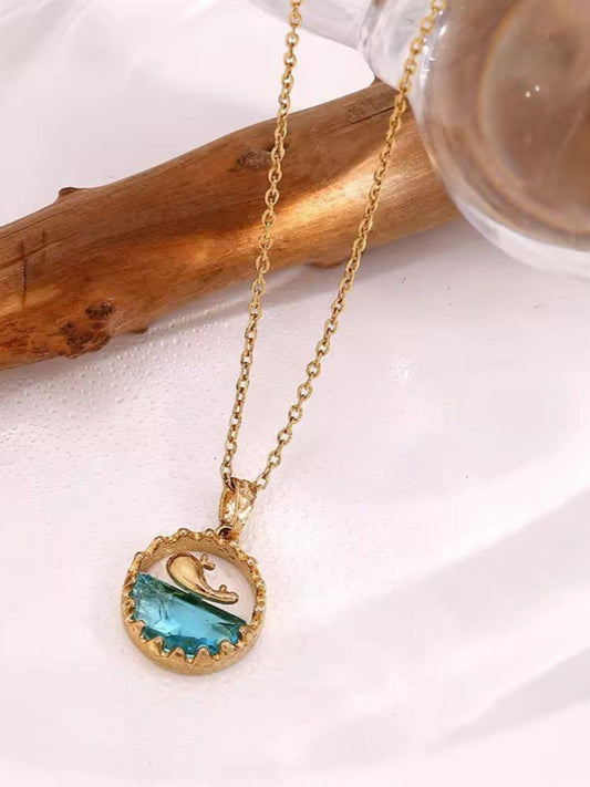 Dolphin Charm Pendant QROSH