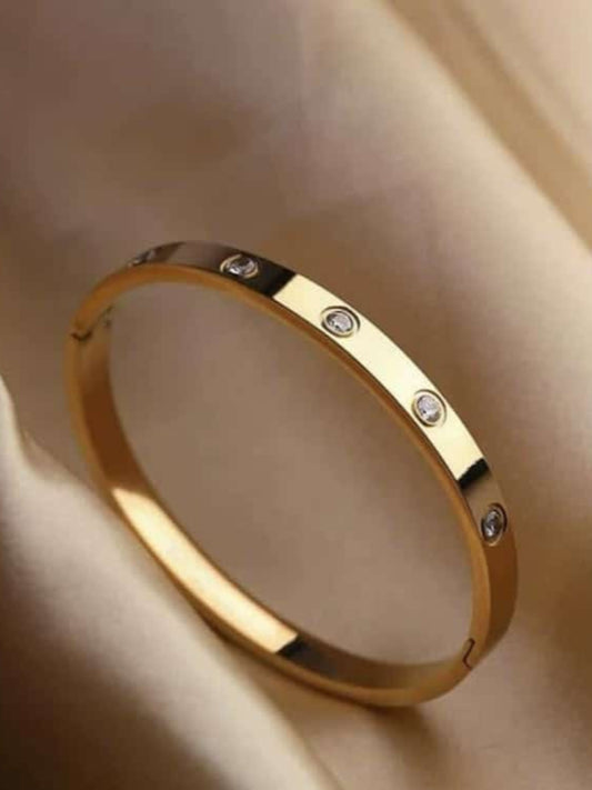 18K Gold Plated Cartier Bangle QROSH