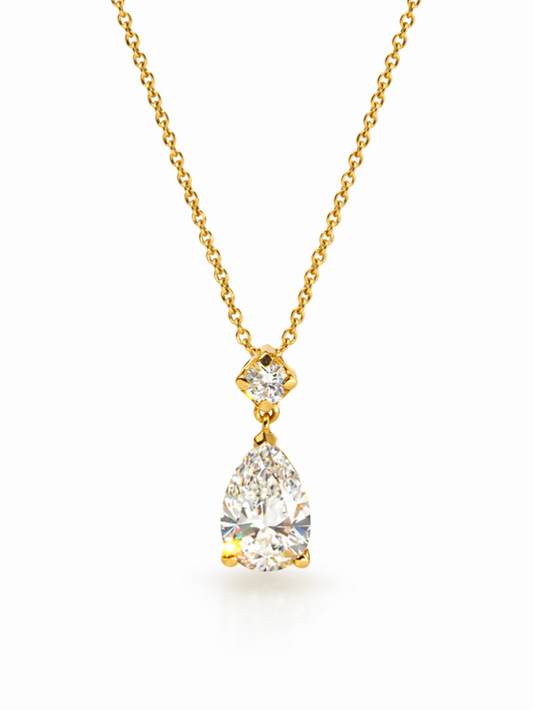Double Layer Chain Drop Pendant (Copy) QROSH