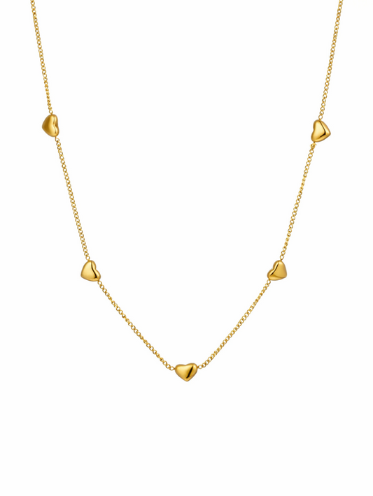 Mini Heart Charm Necklace QROSH