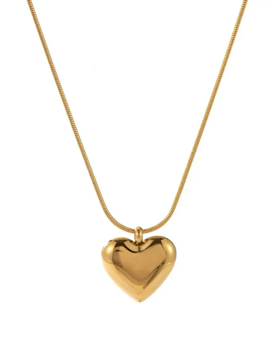 Gold Heart Pendant QROSH