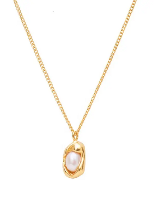 Pearl Pendant Necklace QROSH
