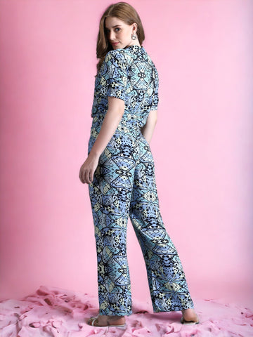 Butterfly Print Co-Ord Set QROSH