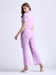 Lavender Double Linen Co-Ord Set