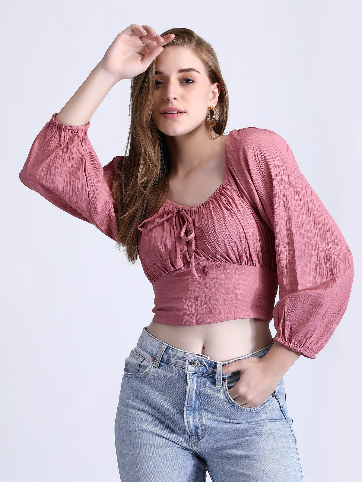 Pink Corset Top QROSH