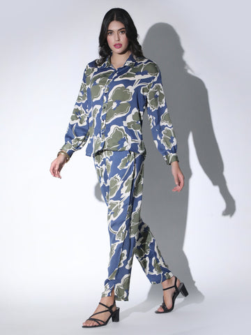 Floral Print Co-Ord set for Women QROSH