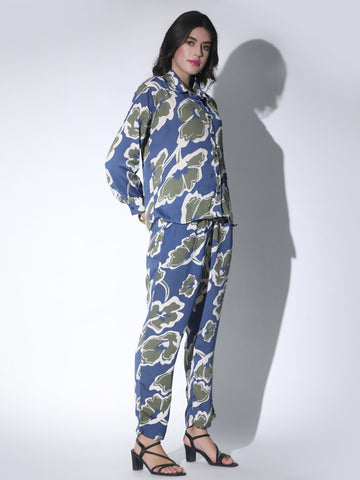 Floral Print Co-Ord set for Women QROSH