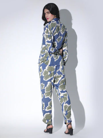 Floral Print Co-Ord set for Women QROSH