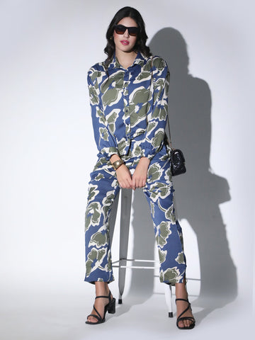 Floral Print Co-Ord set for Women QROSH