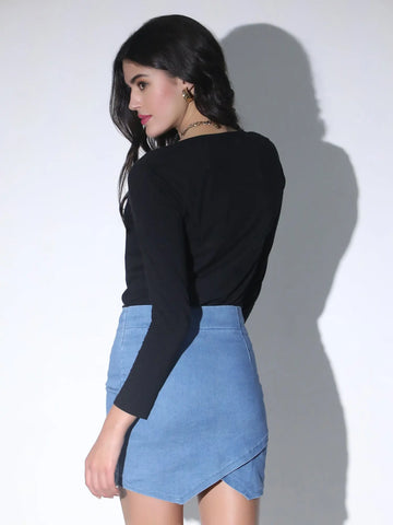 Trendy Square Neck Crop top QROSH