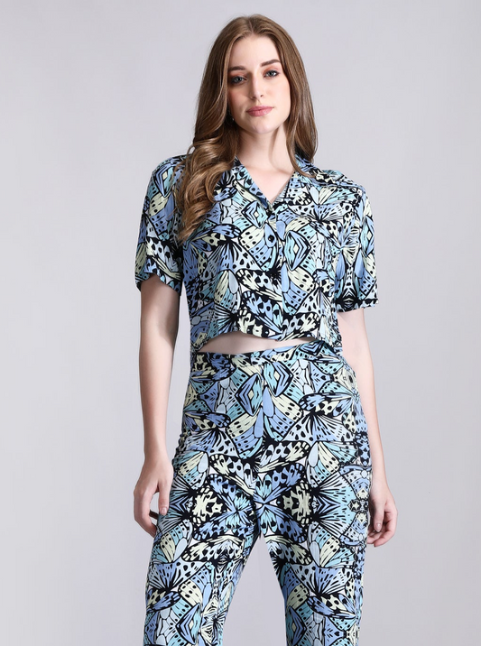 Butterfly Print Co-Ord Set