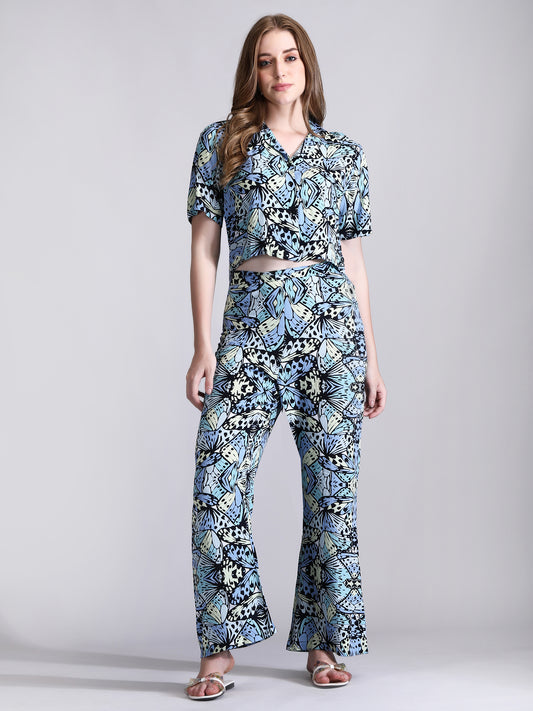 Butterfly Print Co-Ord Set