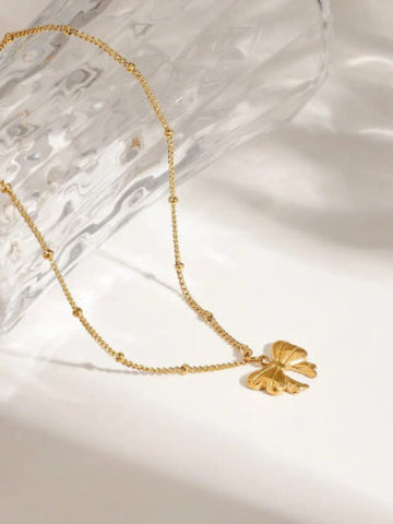 Dainty Bow Pendant