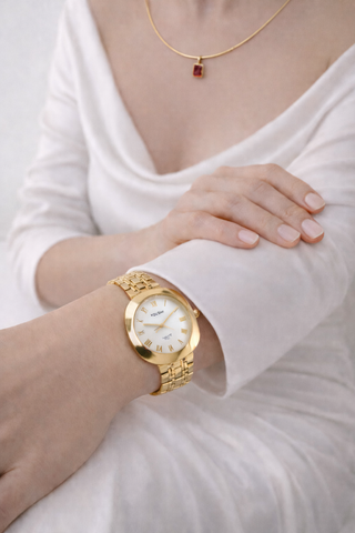 Round Dial Anti Tarnish Watch QROSH