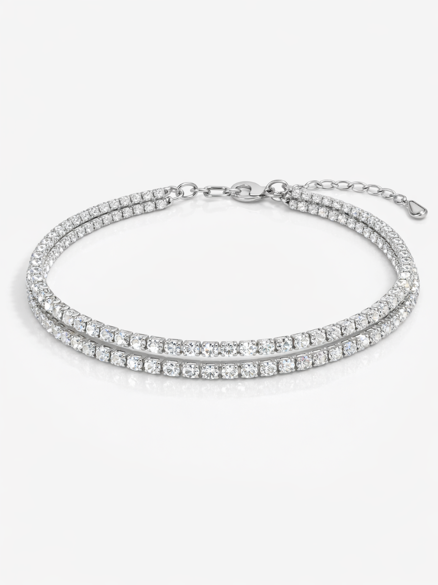 Dainty Double Layer Anklet QROSH