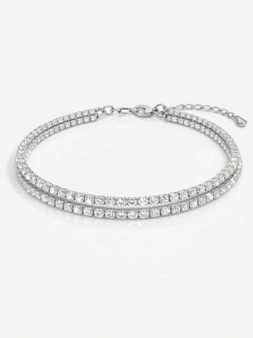 Dainty Double Layer Anklet QROSH