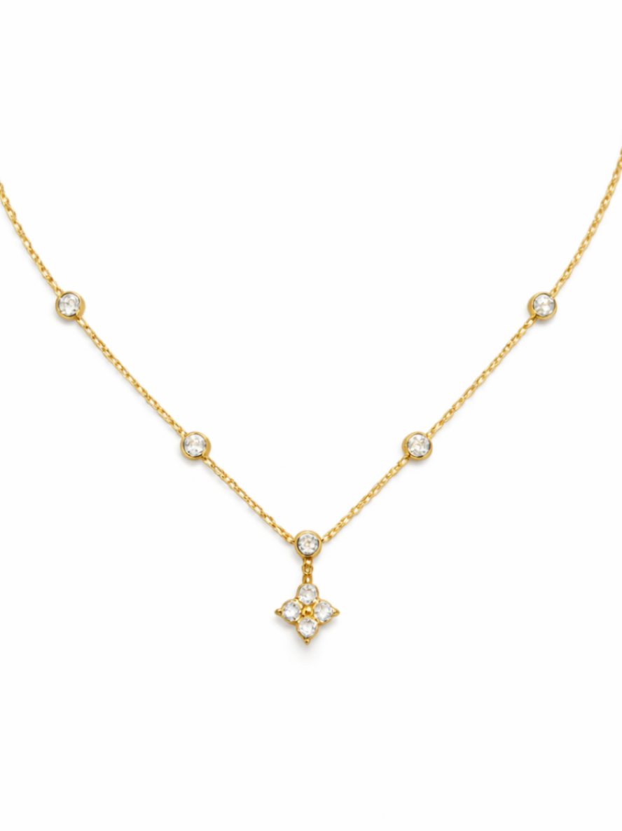 Dainty Clover Charm Pendant QROSH