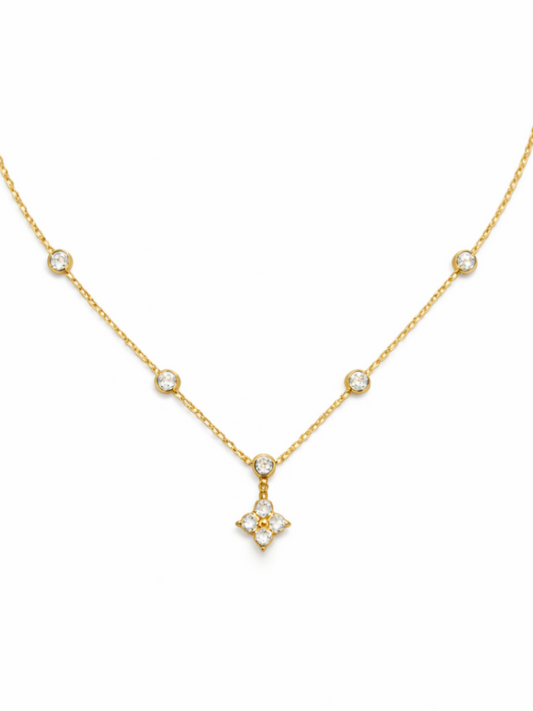 Dainty Clover Charm Pendant QROSH