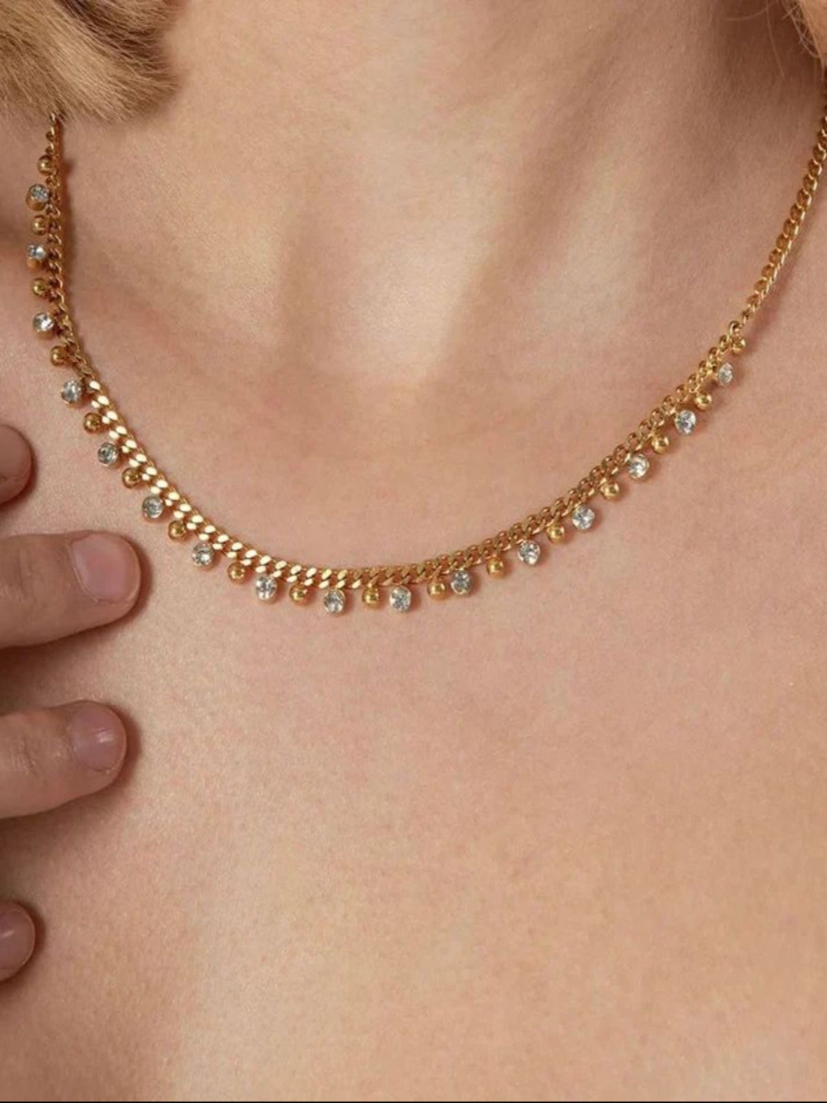 18K Gold-Plated Elegant Charm Necklace QROSH