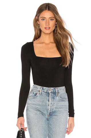 Trendy Square Neck Crop top QROSH