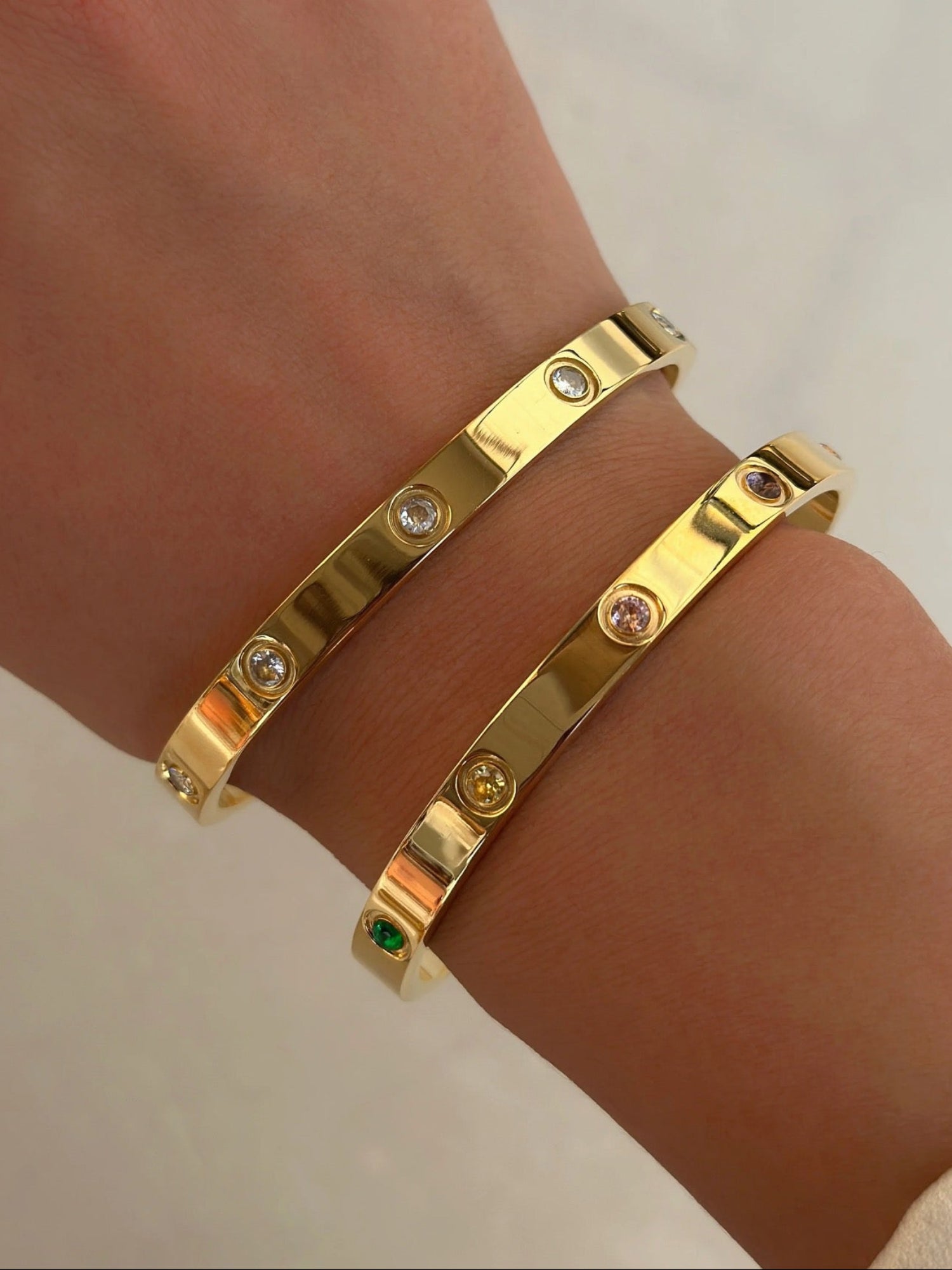 18K Gold Plated Cartier Bangle QROSH