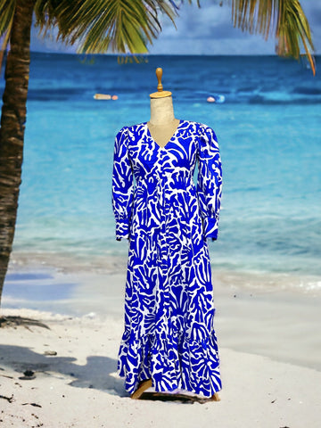 Empire Waist Vacation Dress QROSH