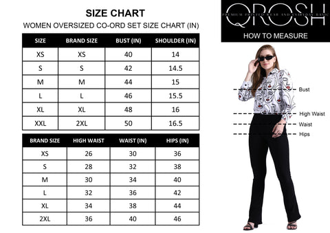 Trendy Printed Co ord Set QROSH