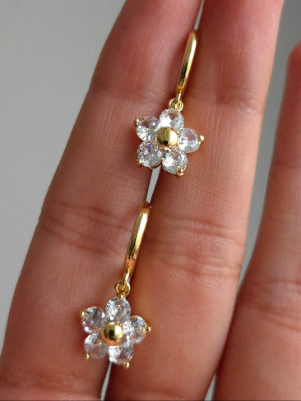 Gold Hoop Earrings QROSH