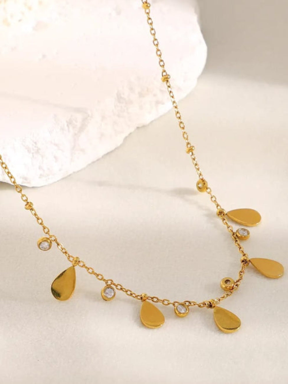 Double Layer Chain Drop Pendant (Copy) QROSH