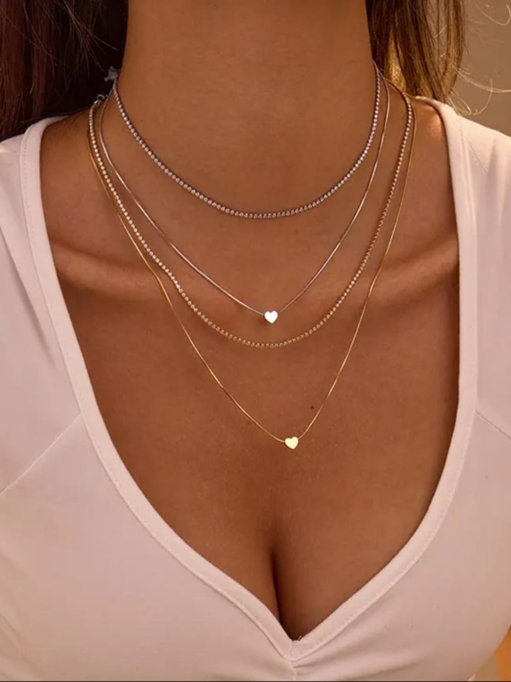 Princess Double Charm Necklace QROSH