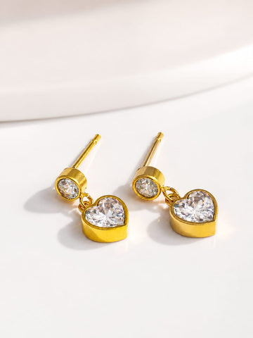 18K Gold-Plated Cherry Studs QROSH